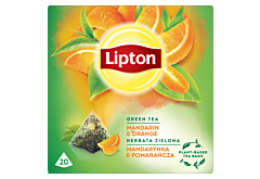 Lipton Herbata zielona mandarynka & pomarańcza 36 g (20 torebek)