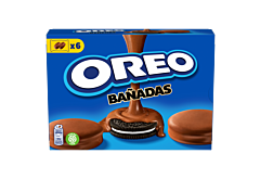 Oreo Ciastka kakaowe z nadzieniem o smaku waniliowym oblane polewą kakaową 246 g (12 sztuk)