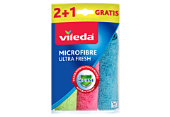 Vileda Microfibre Ultra Fresh Ściereczka 3 sztuki