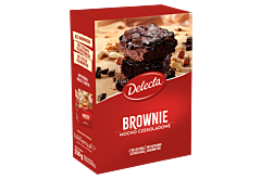 Delecta Brownie mocno czekoladowe mieszanka do domowego wypieku ciasta 550 g