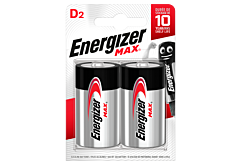 Energizer Max D-LR20 1,5 V Baterie alkaliczne 2 sztuki