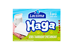 Lactima Haga Serek twarogowy śmietankowy 100 g (6 x 16,67 g)