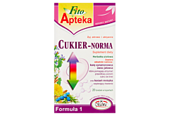 Fito Apteka Suplement diety herbatka ziołowa cukier-norma 40 g (20 x 2 g)