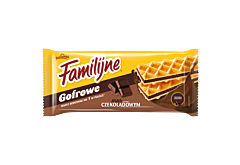 Familijne Gofrowe wafle z musem czekoladowym 130 g