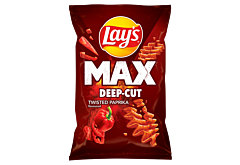 Lay's Max Deep-Cut Chipsy ziemniaczane o smaku papryki 120 g