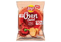 Lay's Oven Baked Pieczone formowane chipsy ziemniaczane o smaku grillowanej papryki 110 g