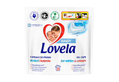 Lovela Baby Hipoalergiczne kapsułki do prania do bieli i kolorów 499,1 g (23 x 21,7 g)