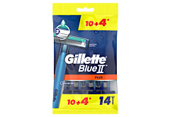 Gillette Blue II Plus Maszynki jednorazowe dla mężczyzn 14 sztuk