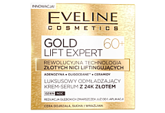 Eveline cosmetics Gold Lift Expert  Luksusowy odmładzajacy krem- serum 24k złotem, d/n, 60+