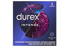 Durex Intense Prezerwatywy 3 sztuki