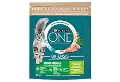 PURINA ONE Bifensis Indoor Formula Karma dla kotów bogata w indyka 800 g