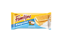 Familijne Klasyczne wafle kokosowe 180 g