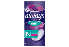 Always Daily Fresh Normal, O świeżym zapachu, 30X