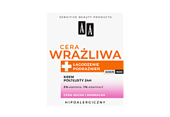 AA Cera Wrażliwa Krem półtłusty 24 h do cery suchej i normalnej na dzień i noc 50 ml