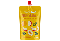 OWOLOVO Morelowo Mus jabłkowo-morelowy 200 g