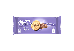 Milka Choco Grain Ciastka z płatkami owsianymi oblane czekoladą mleczną 126 g