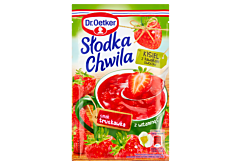 Dr. Oetker Słodka Chwila Kisiel z kawałkami owoców smak truskawka 31,5 g