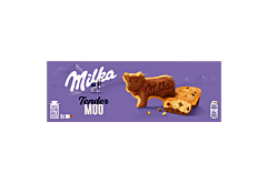 Milka Tender Moo Ciastko biszkoptowe z kawałkami czekolady mlecznej 140 g (5 x 28 g)