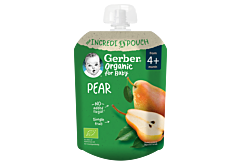 Gerber Organic Pear Deserek po 4. miesiącu 80 g