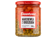 Dawtona Marchewka z groszkiem 510 g