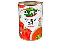 Łowicz Pomidory całe bez skórki 400 g