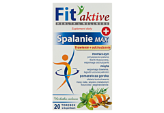 Fit aktive Suplement diety herbatka ziołowa spalanie max 40 g (20 x 2 g)