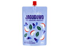 OWOLOVO Jagodowo Mus jabłkowo-jagodowy 200 g