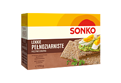 Sonko Pieczywo chrupkie lekkie pełnoziarniste 170 g