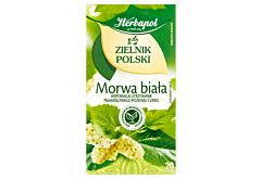 Herbapol Zielnik Polski Suplement diety herbatka ziołowa morwa biała 40 g (20 x 2 g)