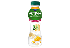 Activia Jogurt bez dodatku cukru mango banan 270 g