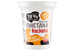 Łaciata Śmietana 18 % 330 g