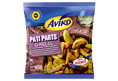 Aviko Pati Parts Cząstki ziemniaka o smaku czosnkowym 600 g