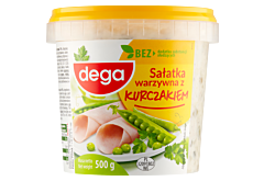 dega Sałatka warzywna z kurczakiem 500 g