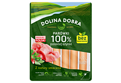 Dolina Dobra Parówki 100 % polskiej szynki 200 g