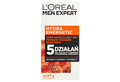 L'Oreal Paris Men Expert Hydra Energetic Krem nawilżający przeciw oznakom zmęczenia 50 ml