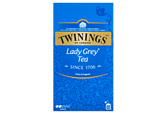 Twinings Lady Grey Czarna herbata z aromatem owoców cytrusowych 50 g (25 torebek)