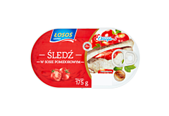 Łosoś Ustka Śledź w sosie pomidorowym 175 g