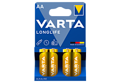 Varta Longlife AA LR6 1,5 V Bateria alkaliczna 4 sztuki