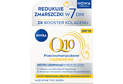 Nivea Q10 Ekstra ujędrniający krem na dzień SPF 15 50ml