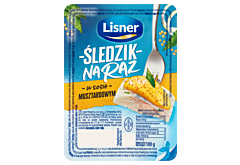 Lisner Śledzik na raz w sosie musztardowym 100 g