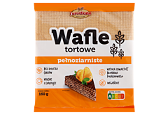 Eurowafel Wafle tortowe pełnoziarniste 160 g