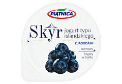 Piątnica Skyr Jogurt typu islandzkiego z jagodami 150 g