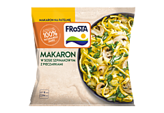 FRoSTA Makaron w sosie szpinakowym z pieczarkami 450 g