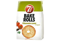 7 Days Bake Rolls Chrupki chlebowe o smaku pomidorów oliwek i oregano 150 g