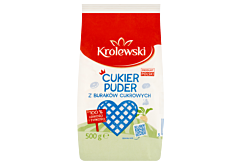 Cukier Królewski Cukier puder z buraków cukrowych 500 g