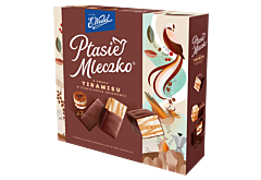 E. Wedel Ptasie mleczko o smaku tiramisu w czekoladzie deserowej 340 g