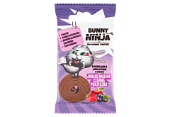 Bunny Ninja Przekąska owocowa o smaku jabłko malina czarna porzeczka 15 g