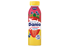 Danio Jogurt pitny smak truskawka jagoda 270 g 