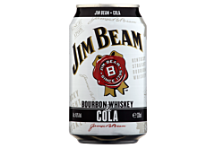 Jim Beam Bourbon Whiskey & Cola Napój alkoholowy 330 ml