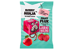 Bunny Ninja Fruit Fluk Przekąska owocowa o smaku jabłko malina 15 g